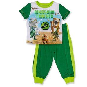 JURASSIC WORLD Dinosaur Tracker Pajamas 2T 3T 4T
